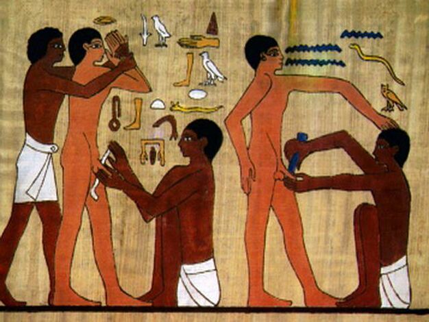 starověké metody zvětšení penisu